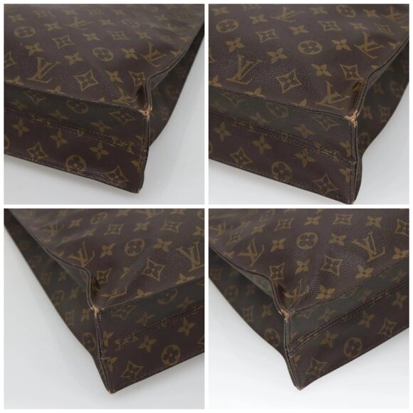 LOUIS VUITTON Monogram Sac Plat Hand Bag M51140 LV Auth 131541 - Picture 14 of 16